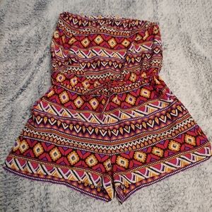 Forever21 Aztec Print Romper